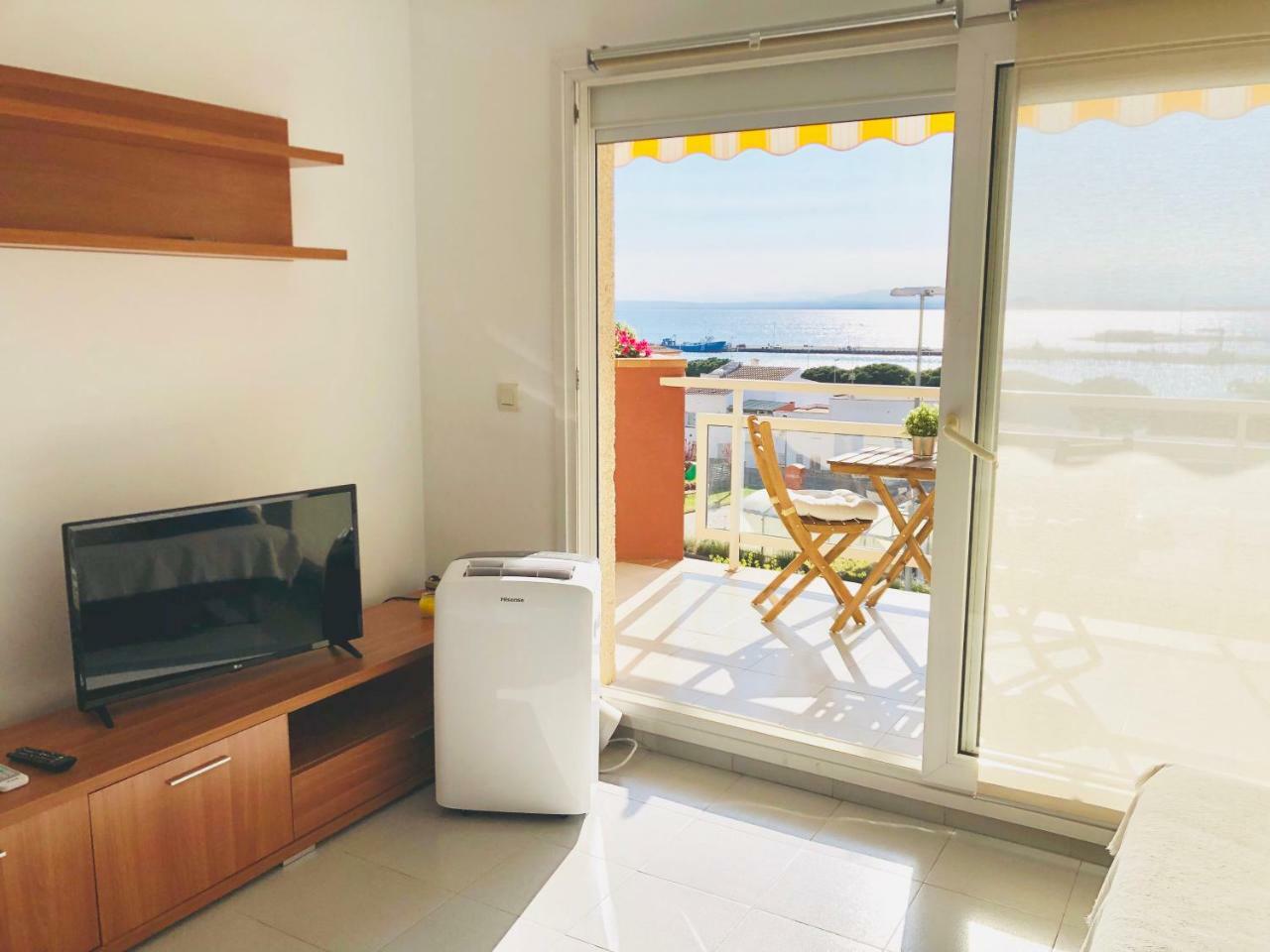 Roc Mar 3 3D - Apartamento Cerca Del Centro Y De La Playa - Terraza Con Vistas Al Mar Y Al Puerto 罗萨斯 外观 照片
